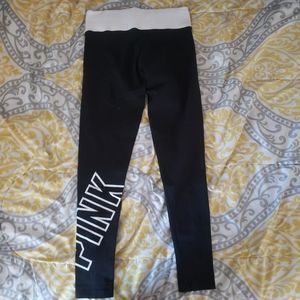 VS PINK logo leggings, S